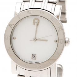 Aigner White Mother of Pearl Stainless Steel Cortina A26100 Men's Wristwatch 38 mm
