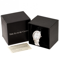 Aigner White Mother of Pearl Stainless Steel Cortina A26100 Men's Wristwatch 38 mm