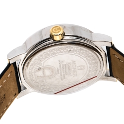Aigner Silver White Two-Tone Stainless Steel Cortina A26000 Men's Wristwatch 41 mm