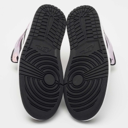 Pre Owned Air Jordan 1 Tricolor Leather and Tie Dye Fabric Mid SE Zen Master Sneakers Size 42