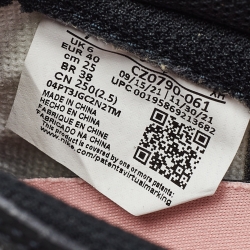 Pre Owned Air Jordans Multicolor Leather Jordan 1 Low OG Bleached Coral Sneakers Size 40