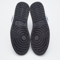 Pre Owned Air Jordan Multicolor Leather Tie Dye Air Jordan 1 Retro High Top Sneakers Size 44.5