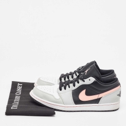 Air Jordan Multicolor Leather Air Jordan 1 Low Top Sneakers Size 44