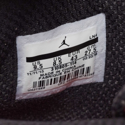 Pre Owned Air Jordans White/Red Leather Jordan 10 Retro Chicago Flag Sneakers Size 43 