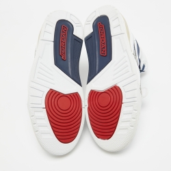 Pre Owned Air Jordans Multicolor Leather Jordan Legacy 312 Olympic Sneakers Size 43