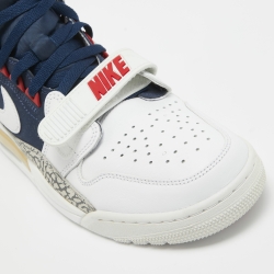 Pre Owned Air Jordans Multicolor Leather Jordan Legacy 312 Olympic Sneakers Size 43