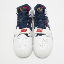 Pre Owned Air Jordans Multicolor Leather Jordan Legacy 312 Olympic Sneakers Size 43