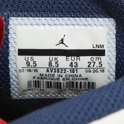 Pre Owned Air Jordans Multicolor Leather Jordan Legacy 312 Olympic Sneakers Size 43