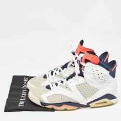 Air Jordans Multicolor Leather Jordan 6 Retro Tinker Sneakers Size 48.5