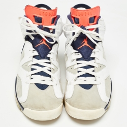 Air Jordans Multicolor Leather Jordan 6 Retro Tinker Sneakers Size 48.5
