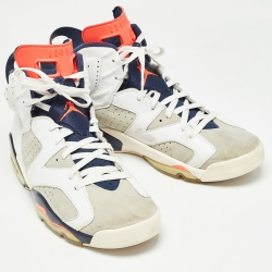 Air Jordans Multicolor Leather Jordan 6 Retro Tinker Sneakers Size 48.5