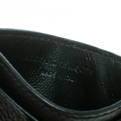Alexander McQueen Black Leather Card Holder