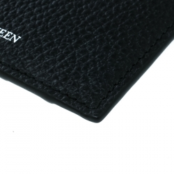 Alexander McQueen Black Leather Card Holder