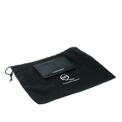 Alexander McQueen Black Leather Card Holder