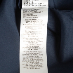 Alexander McQueen Blue Cotton Harness Shirt M