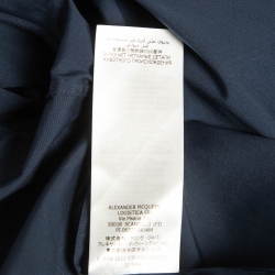 Alexander McQueen Blue Cotton Harness Shirt M