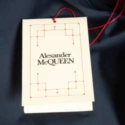 Alexander McQueen Blue Cotton Harness Shirt M