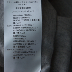 Pre Owned Alexander McQueen Grey Rose Printed Cotton  T-Shirt XXL 