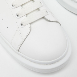 Alexander Mcqueen White Leather Oversized Low Top Sneakers Size 45
