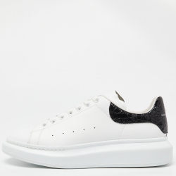Alexander Mcqueen White Leather Oversized Low Top Sneakers Size 45