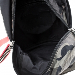 Alexander McQueen Camo Nylon Dancing Skeleton Backpack