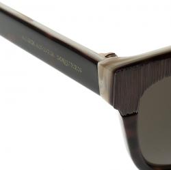 Alexander McQueen Brown Tortoise AMQ 4191/S Square Sunglasses