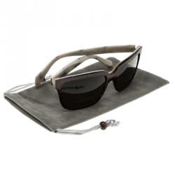 Alexander McQueen Brown Tortoise AMQ 4191/S Square Sunglasses