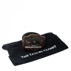 McQ by Alexander McQueen Black Leather Belt 90 CM