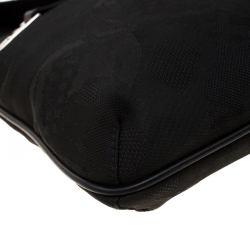 Alexander McQueen Black Nylon Messenger Bag