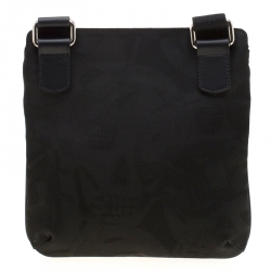 Alexander McQueen Black Nylon Messenger Bag