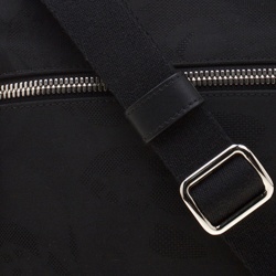Alexander McQueen Black Nylon Messenger Bag