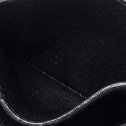 Alexander McQueen Black Leather Skull Card Holder