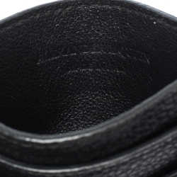 Alexander McQueen Black Leather Skull Card Holder