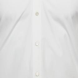 Pre Owned Alexander McQueen White Poplin Harness Shirt S