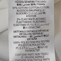 Pre Owned Alexander McQueen White Poplin Harness Shirt S