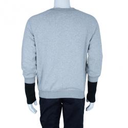 Pre Owned Alexander McQueen Men's Gray V-Neck Sweater L