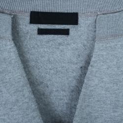 Pre Owned Alexander McQueen Men's Gray V-Neck Sweater L
