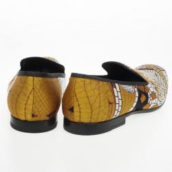 Alexander McQueen Jaquard Pattern Loafers Size 42