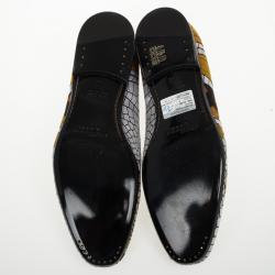 Alexander McQueen Jaquard Pattern Loafers Size 42