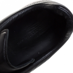 Pre Owned Alexander McQueen Black Quilted Leather Low Top Sneakers Size 42