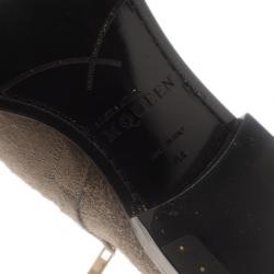 Pre Owned Alexander McQueen Beige Suede Chelsea Ankle Boots Size 44