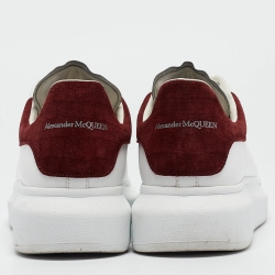 Alexander McQueen White Leather Oversized Sneakers Size 41