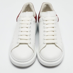 Alexander McQueen White Leather Oversized Sneakers Size 41