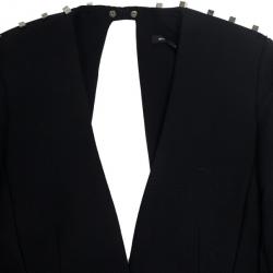 Alexander Wang Studded Backless V-neck Blazer S
