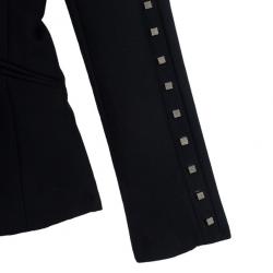 Alexander Wang Studded Backless V-neck Blazer S