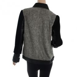 Alexander Wang Wool &amp; Leather Jacket S