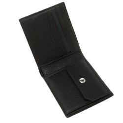 Pre Owned Alfred Dunhill Dark Brown Leather Bifold Wallet 