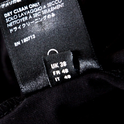 Pre Owned Amiri Black Bones Peace Printed Cotton Crew Neck T-Shirt M