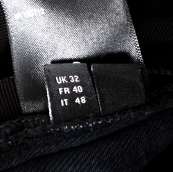 Amiri Black Washed Out Distressed MBMX1 Jeans M