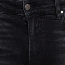 Amiri Black Washed Out Distressed MBMX1 Jeans M